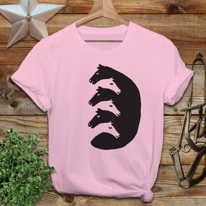 Interlocking Horse Heads Softstyle Tee