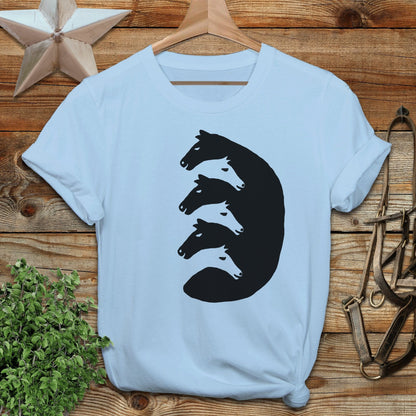 Interlocking Horse Heads Softstyle Tee