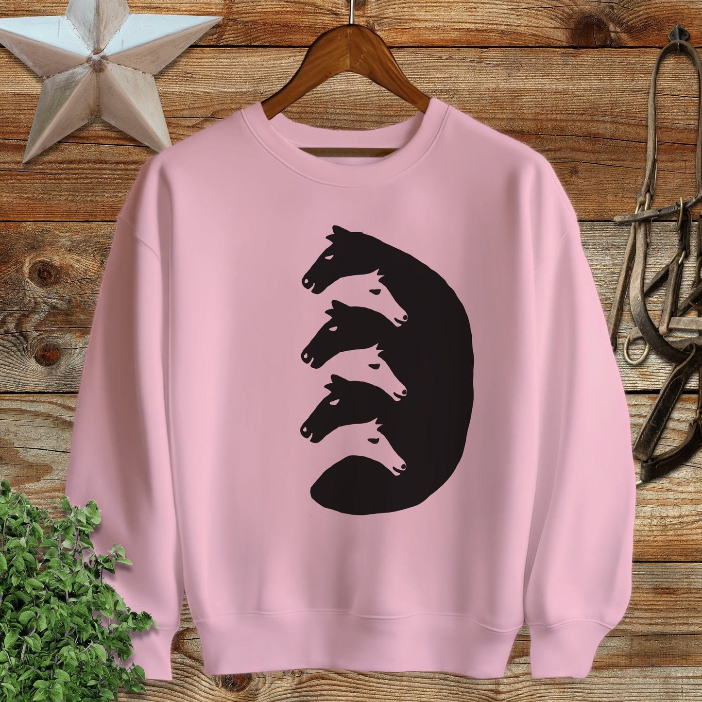 Interlocking Horse Heads Sweatshirt