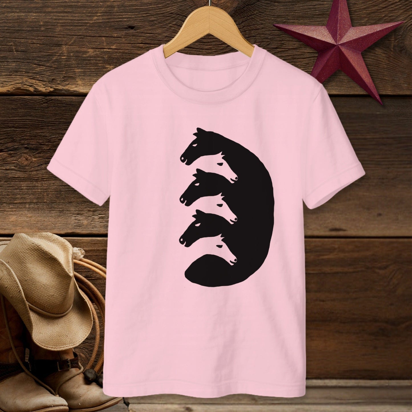 Interlocking Horse Heads T-shirt (Youth)