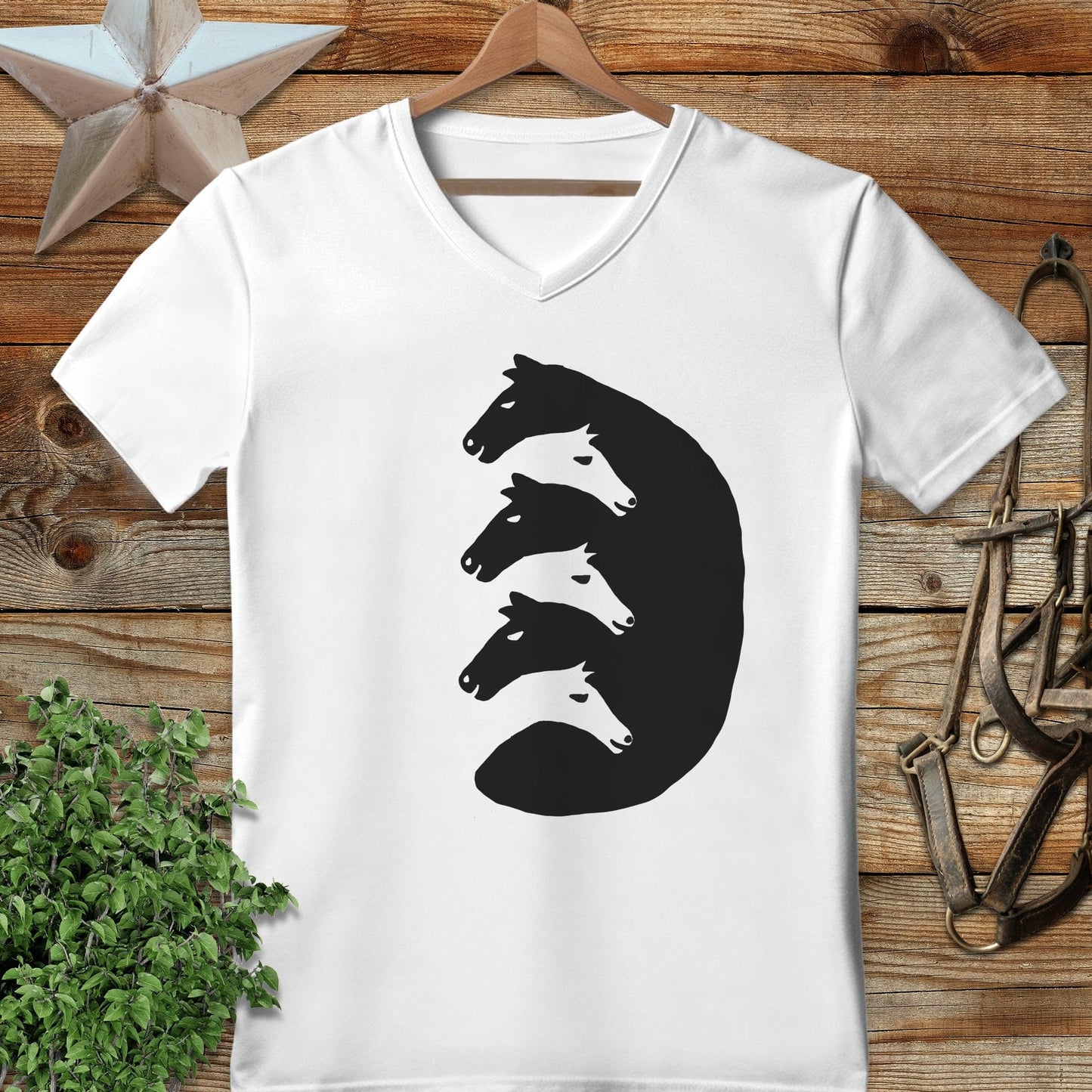 Interlocking Horse Heads Tank Top