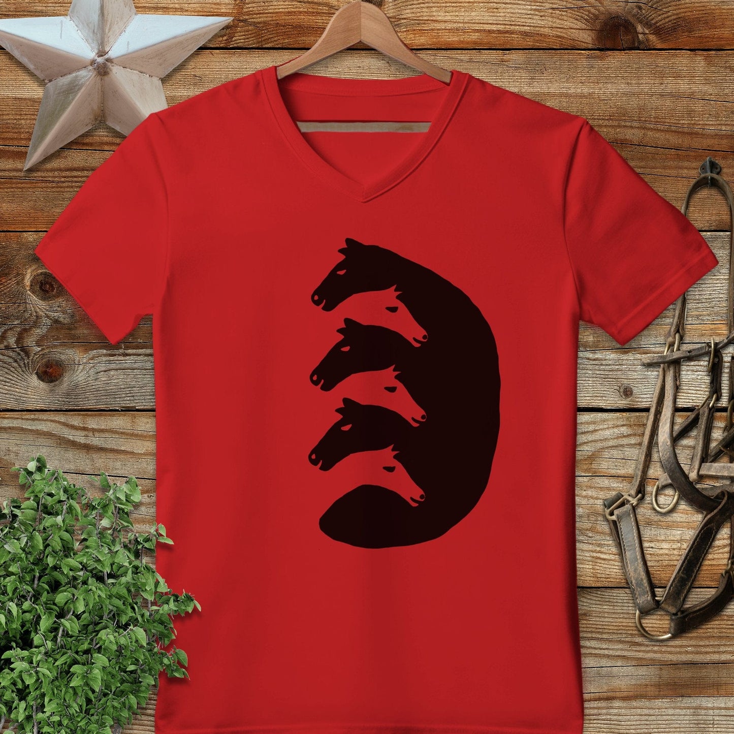 Interlocking Horse Heads Tank Top