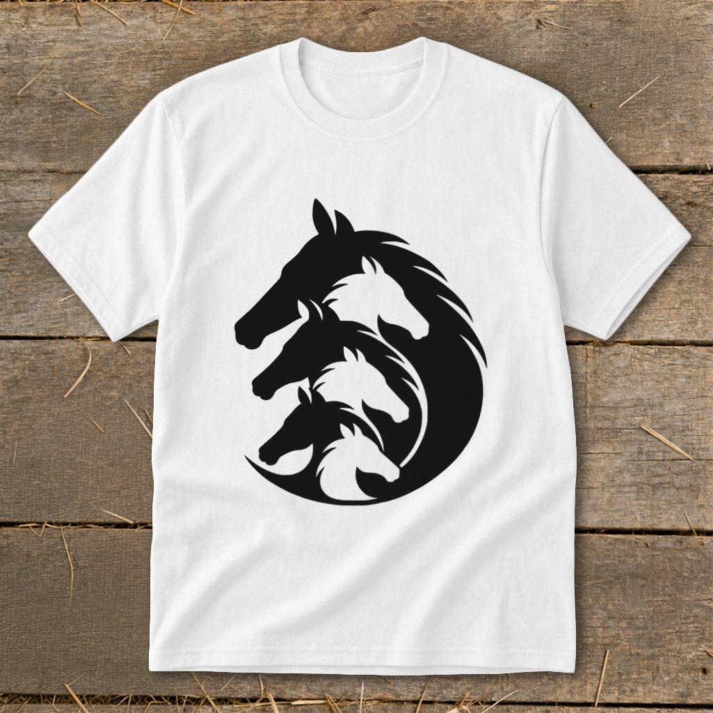 Interlocking Horse Heads Youth Tee