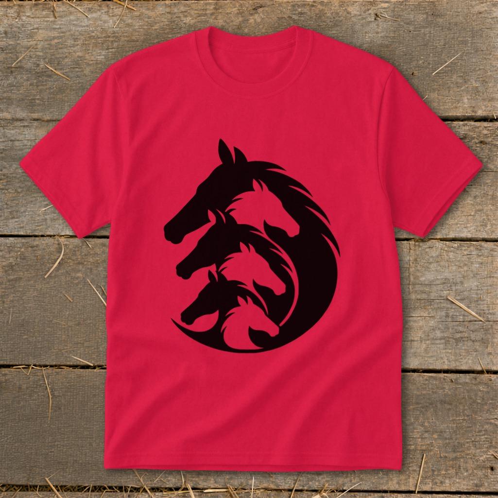 Interlocking Horse Heads Youth Tee