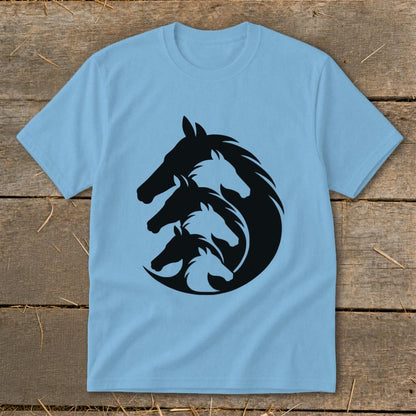 Interlocking Horse Heads Youth Tee