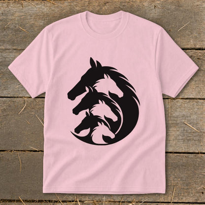 Interlocking Horse Heads Youth Tee