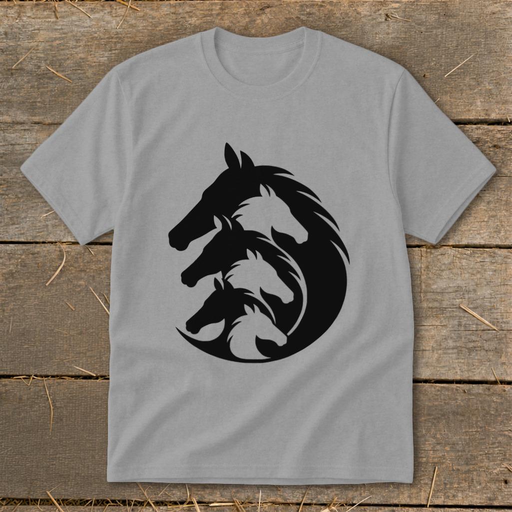 Interlocking Horse Heads Youth Tee