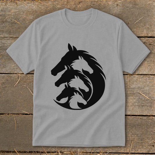 Interlocking Horse Heads Youth Tee