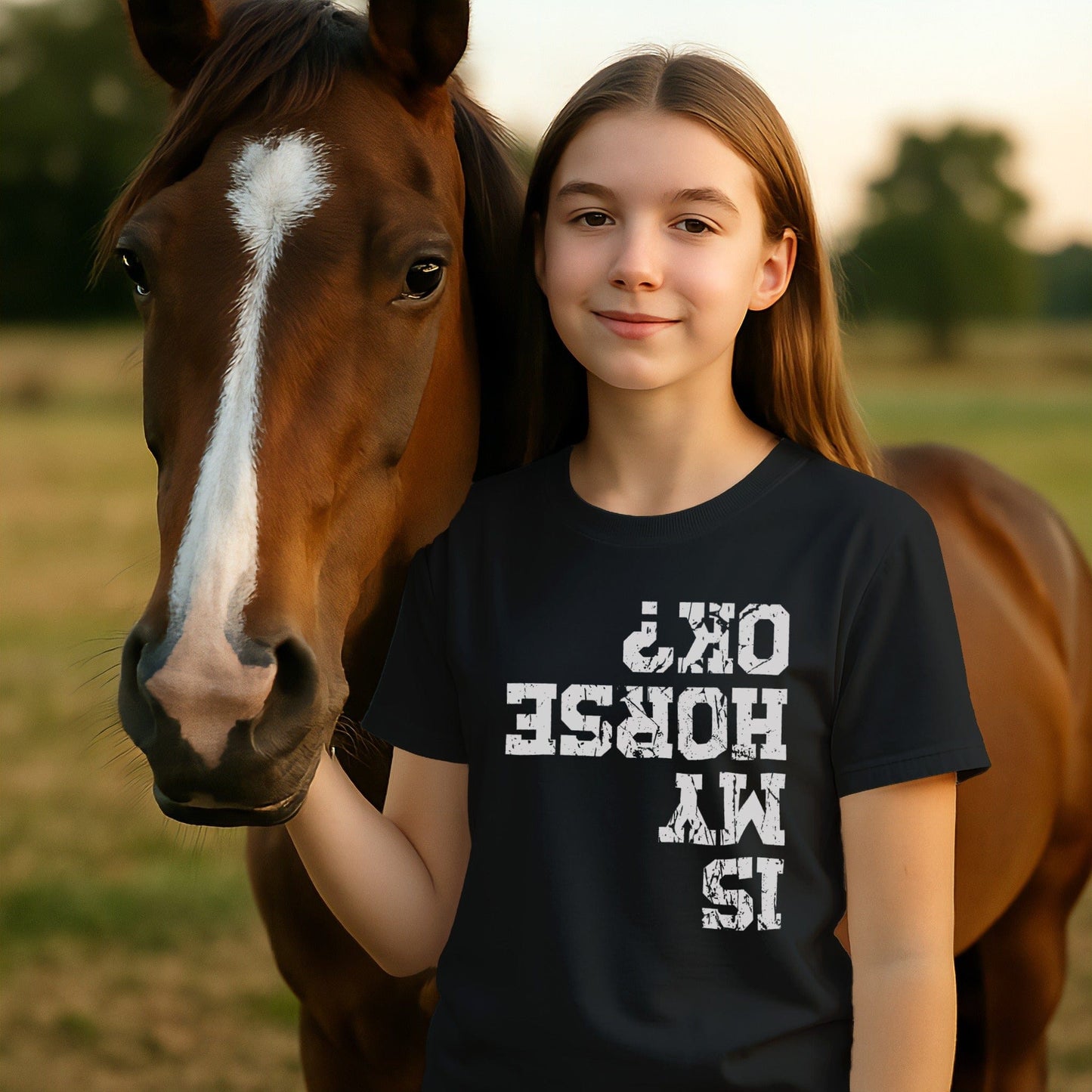Is My Horse OK T-shirt (Youth)