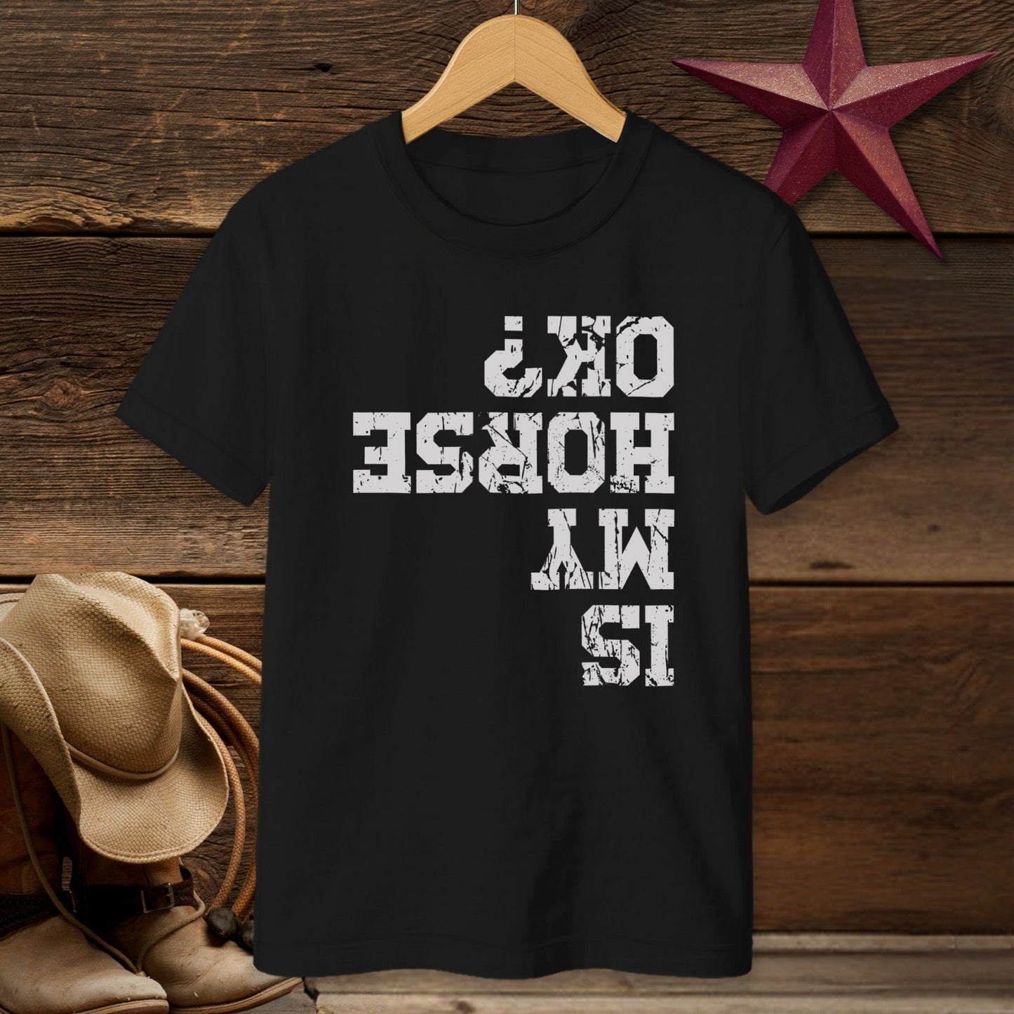 Is My Horse OK T-shirt (Youth)