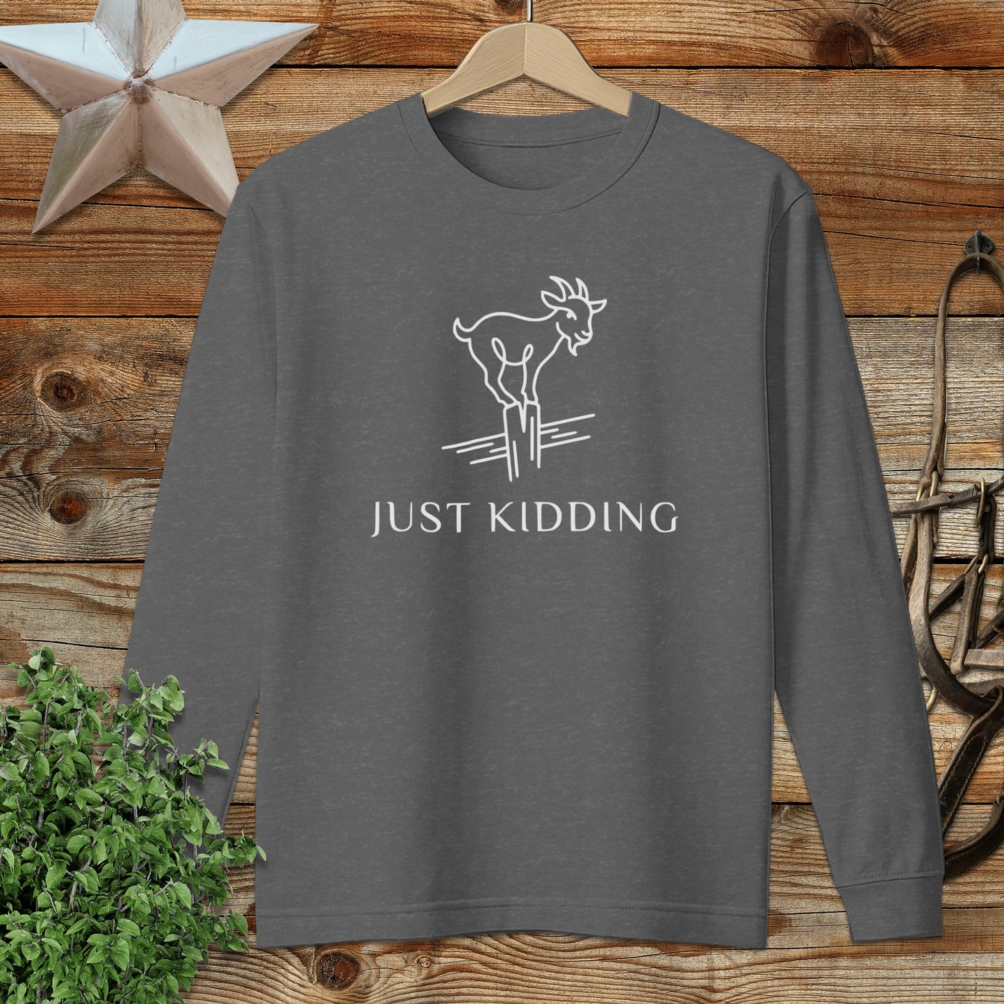 Just Kidding Long Sleeve Tee