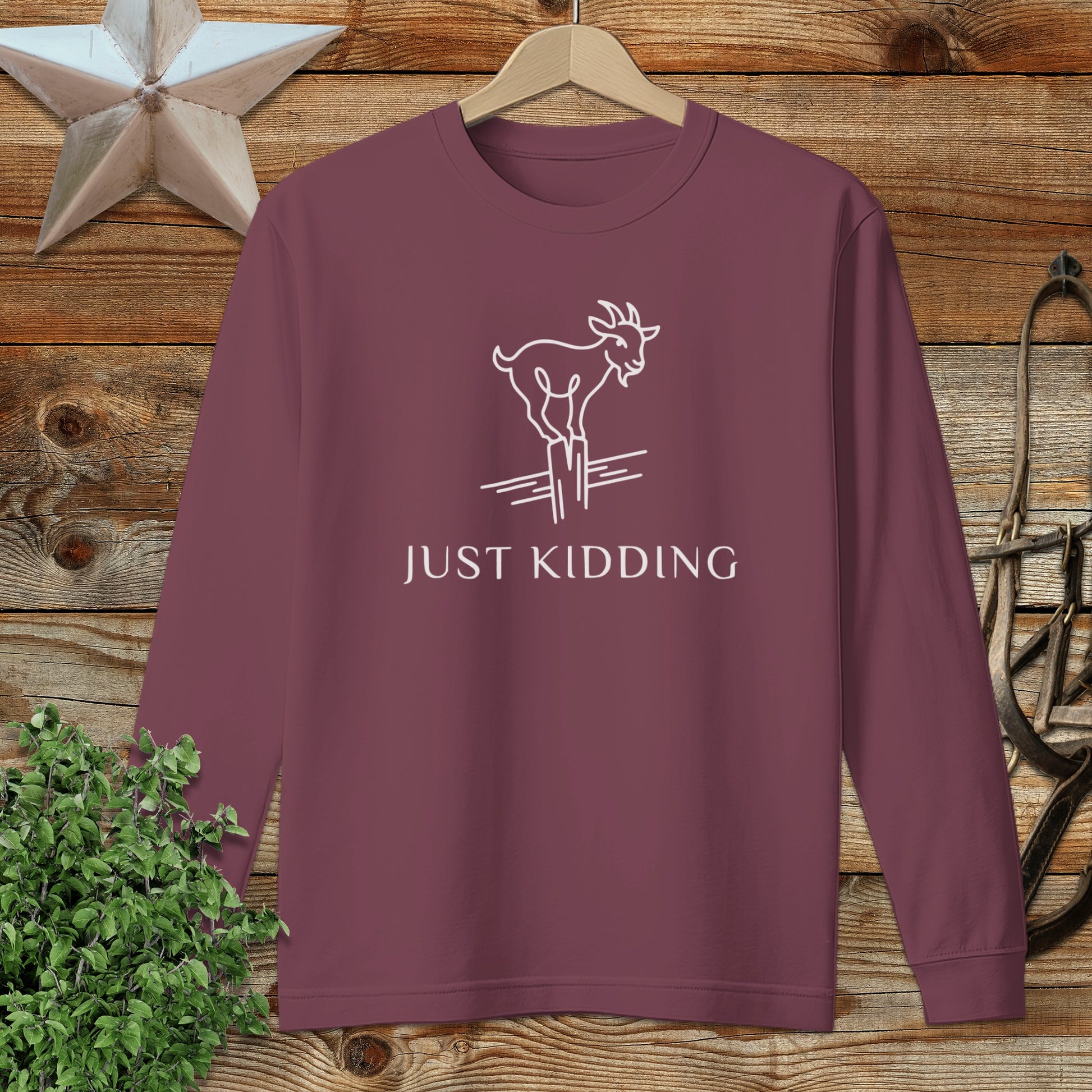 Just Kidding Long Sleeve Tee