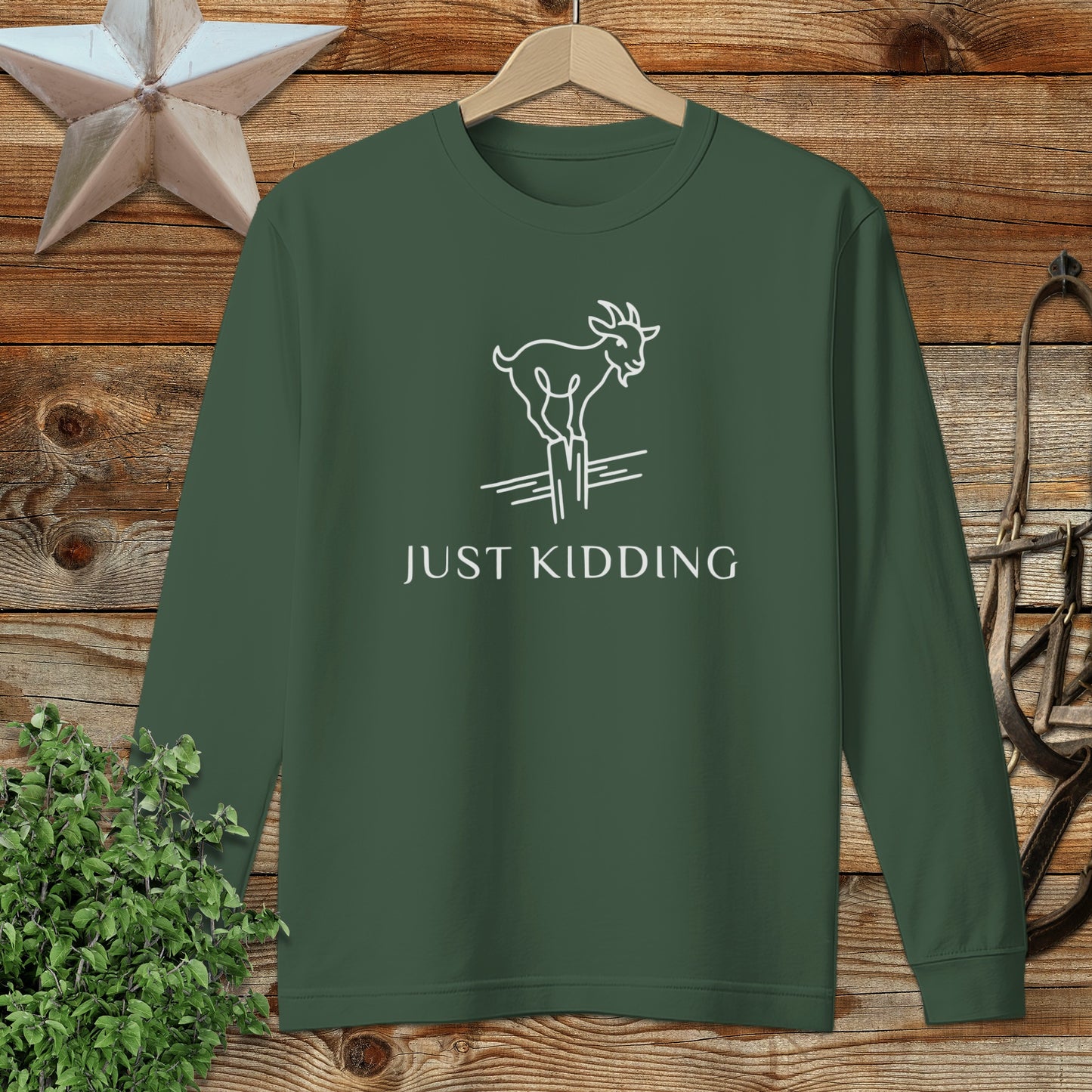 Just Kidding Long Sleeve Tee