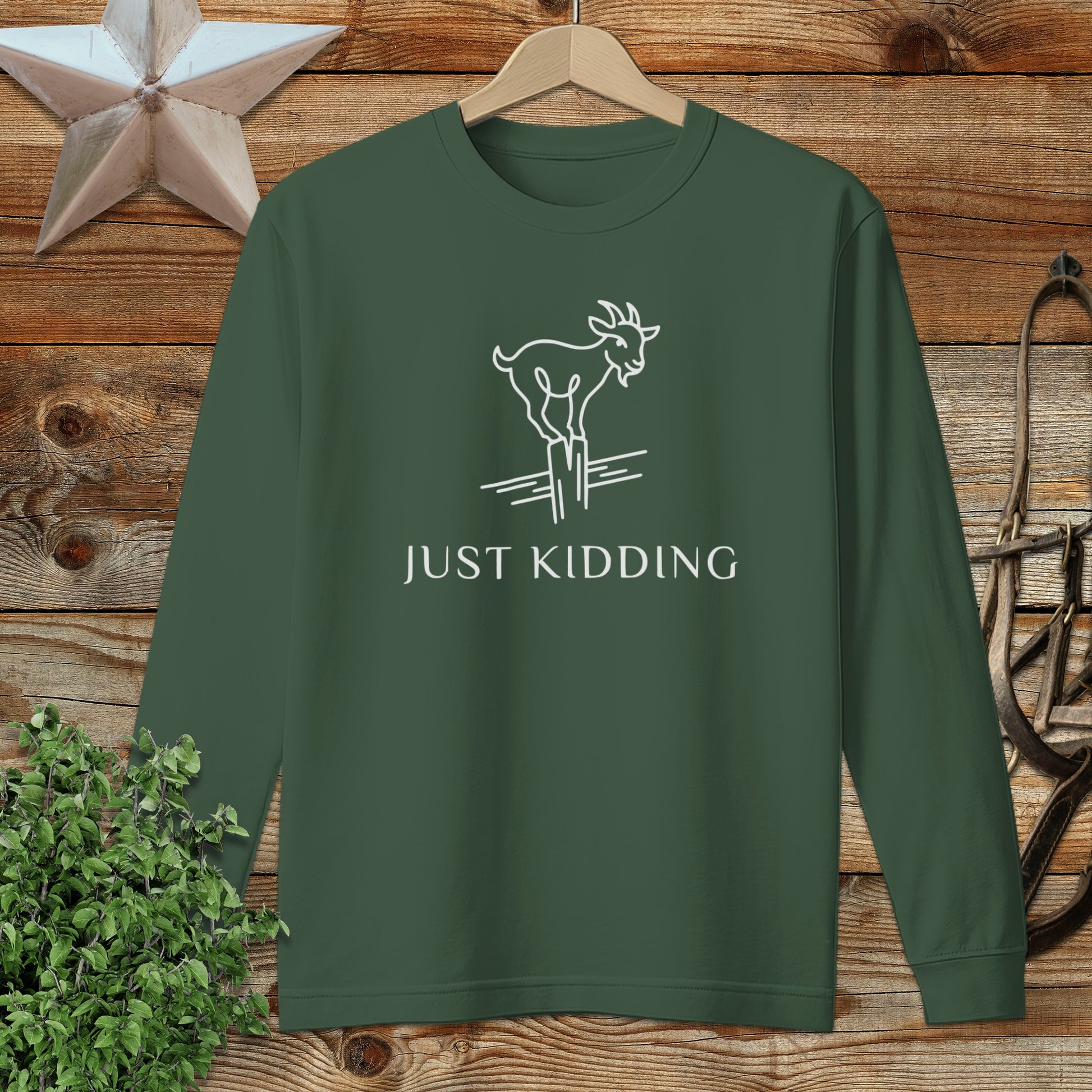 Just Kidding Long Sleeve Tee