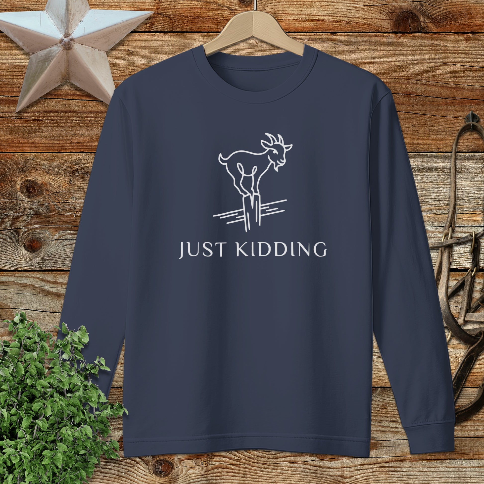 Just Kidding Long Sleeve Tee