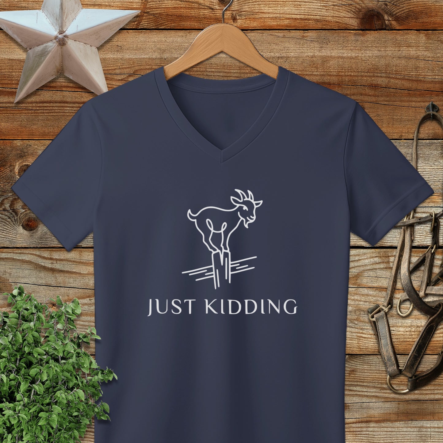 Just Kidding V-neck