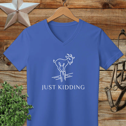 Just Kidding V-neck