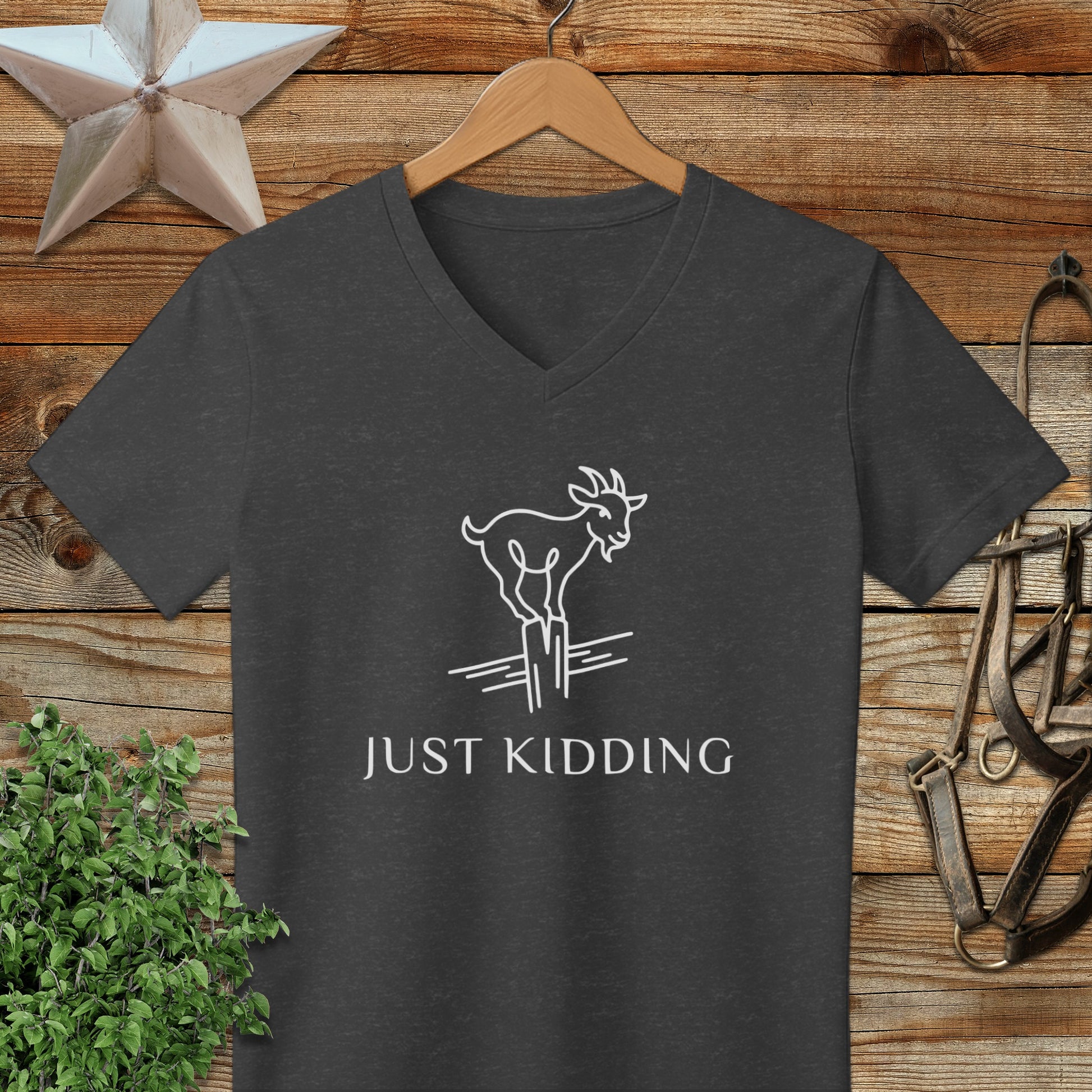 Just Kidding V-neck