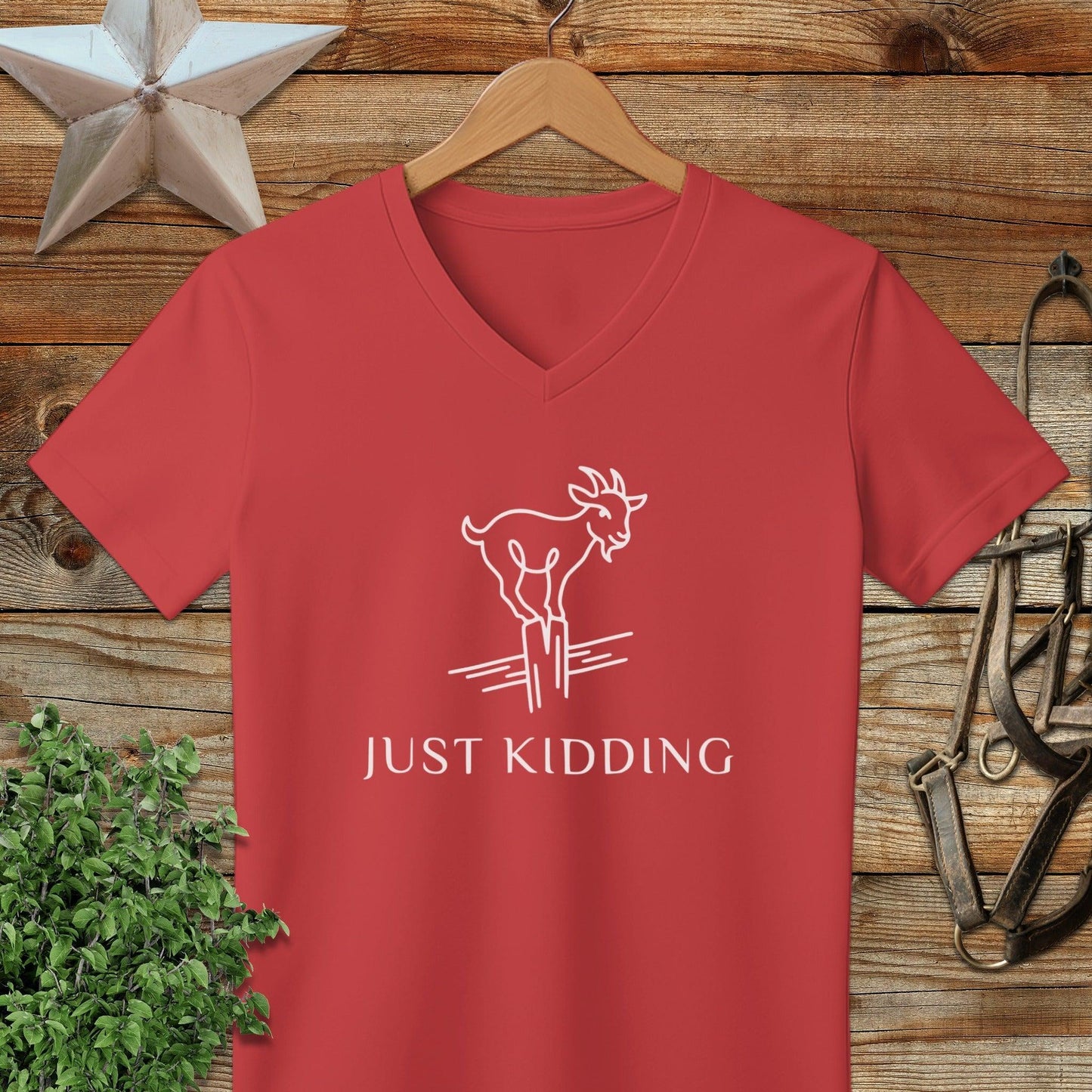 Just Kidding V-neck