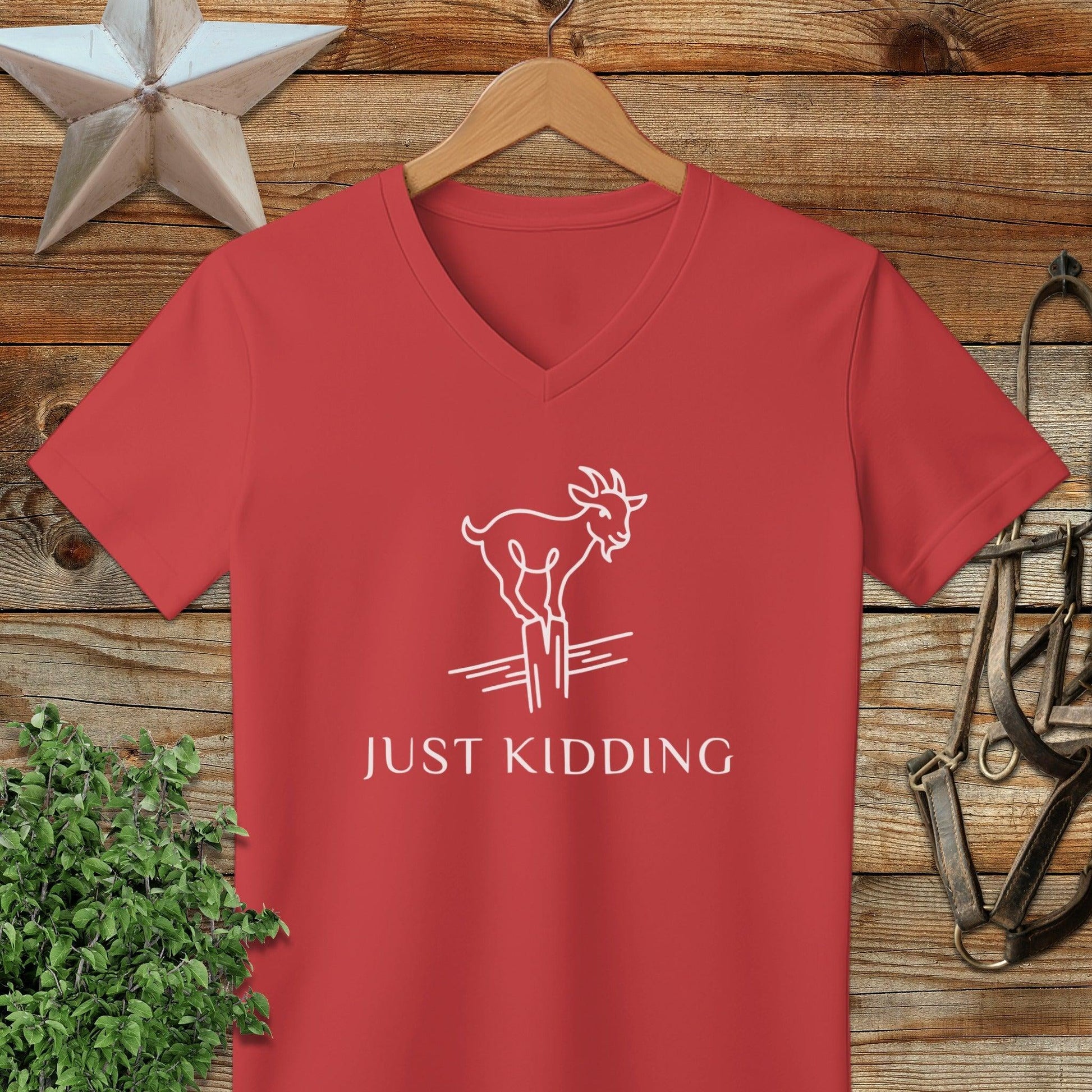Just Kidding V-neck