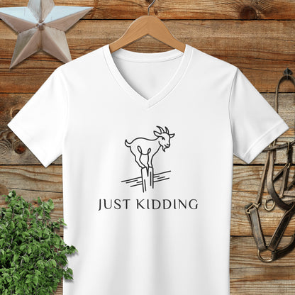 Just Kidding V-neck