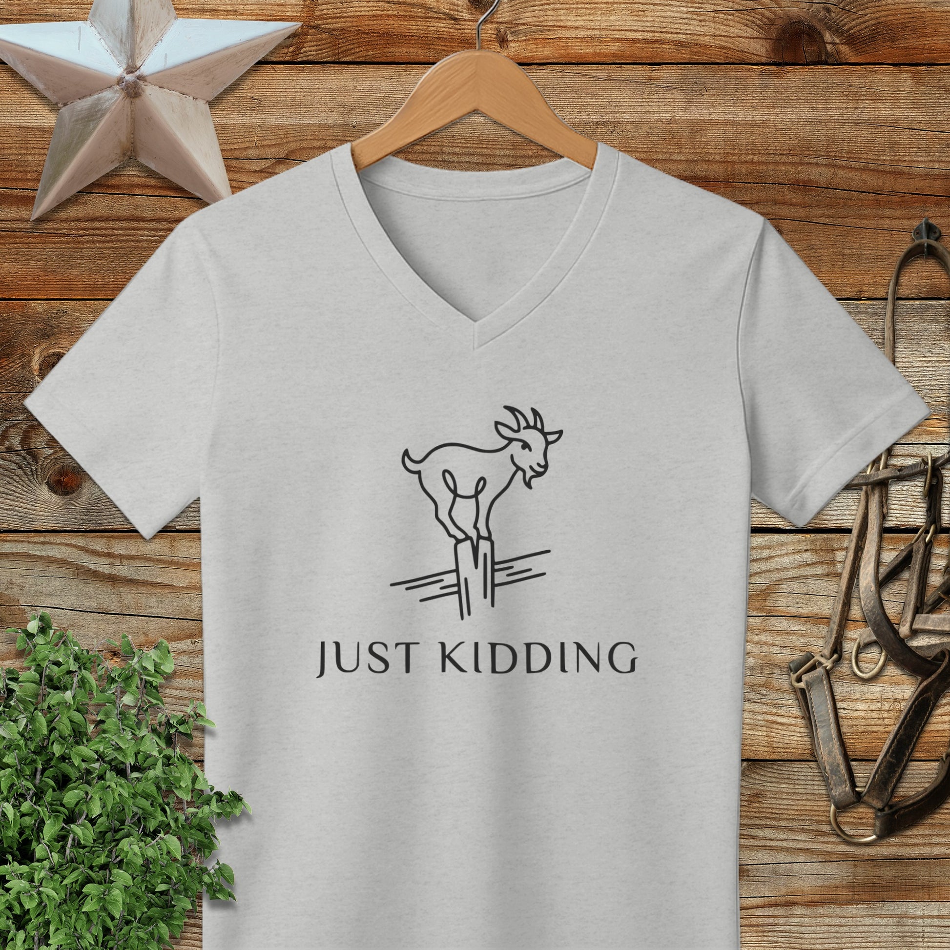 Just Kidding V-neck