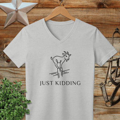 Just Kidding V-neck