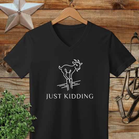 Just Kidding V-neck
