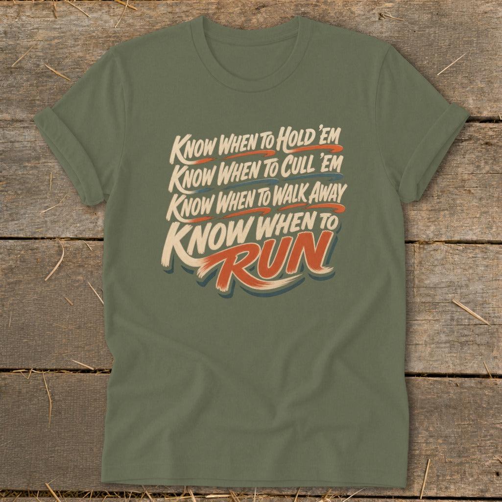 Know When to Run Softstyle Tee