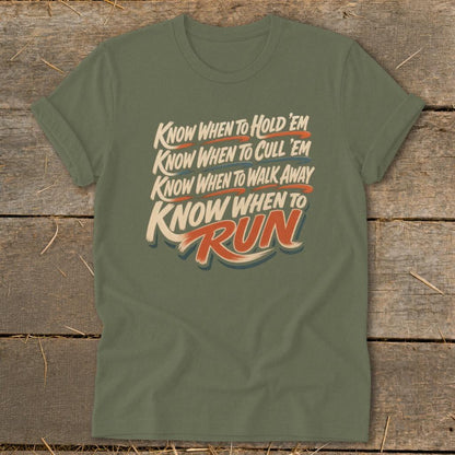 Know When to Run Softstyle Tee