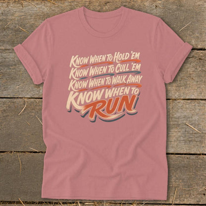 Know When to Run Softstyle Tee