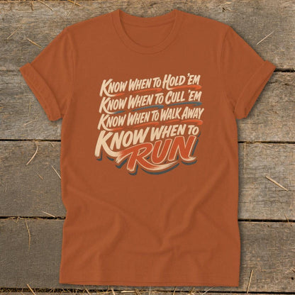 Know When to Run Softstyle Tee