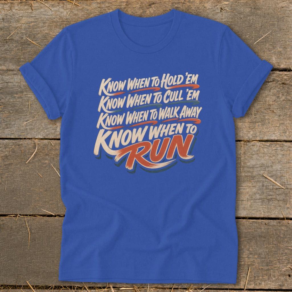 Know When to Run Softstyle Tee