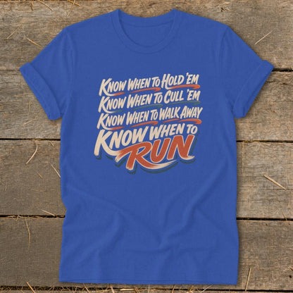 Know When to Run Softstyle Tee