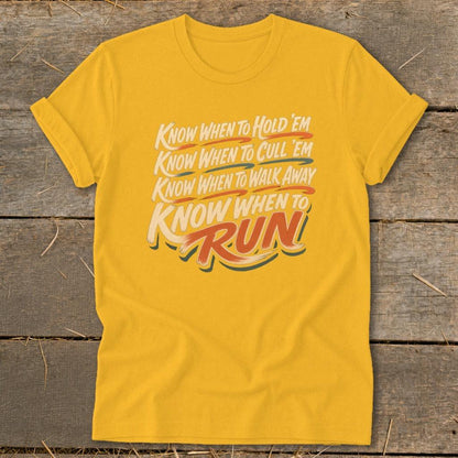 Know When to Run Softstyle Tee