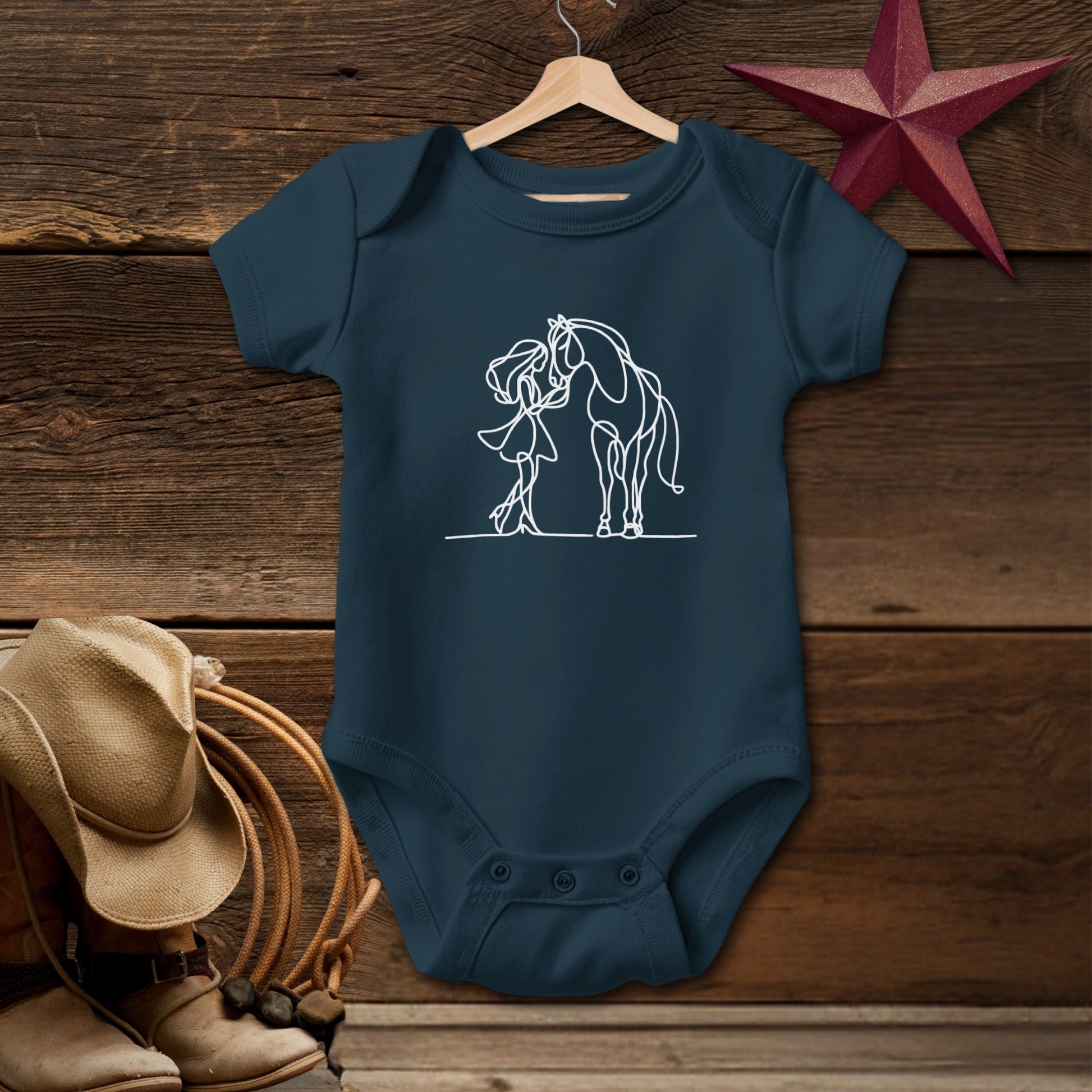 Lady and Horse Bodysuit (Baby)