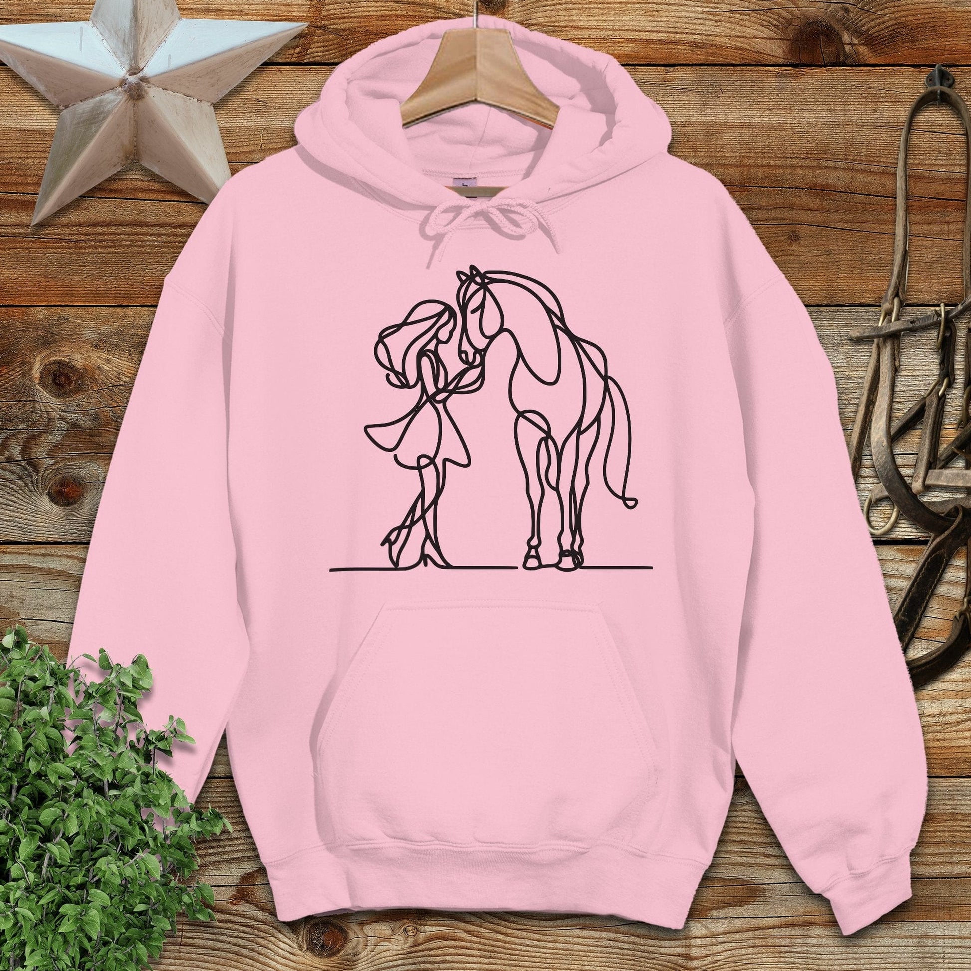 Lady and Horse Hoodie