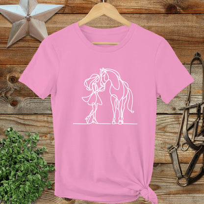 Lady and Horse Ladies Tee