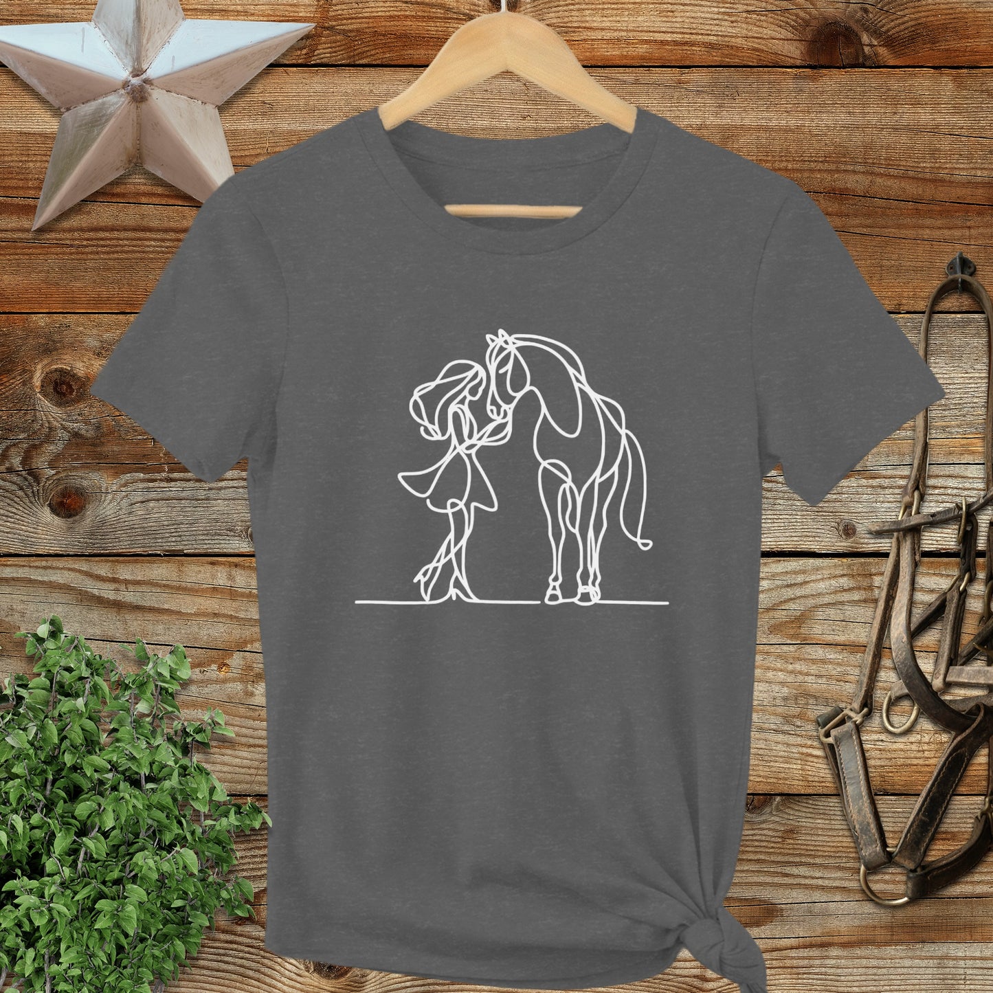 Lady and Horse Ladies Tee