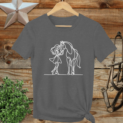 Lady and Horse Ladies Tee