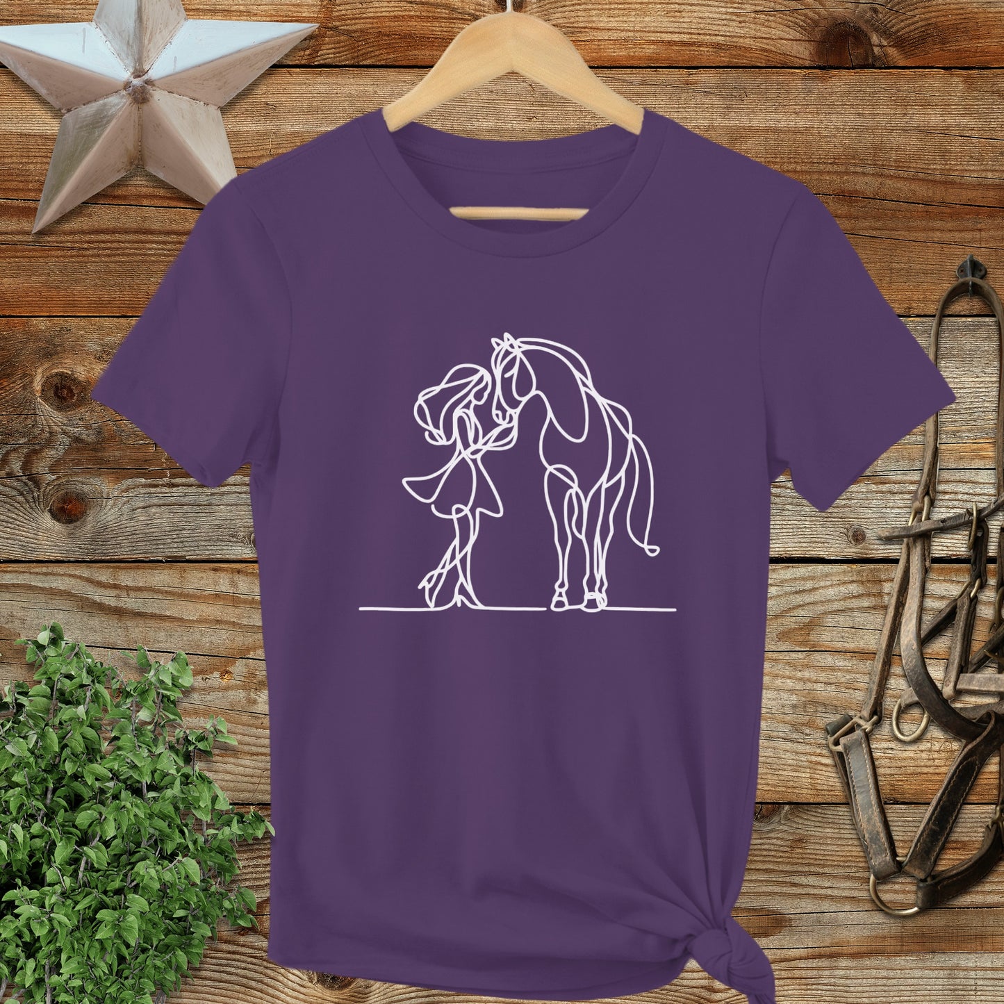 Lady and Horse Ladies Tee