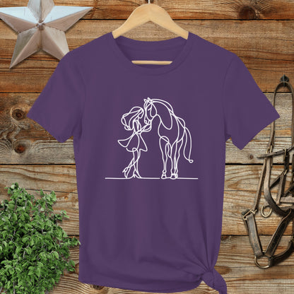 Lady and Horse Ladies Tee