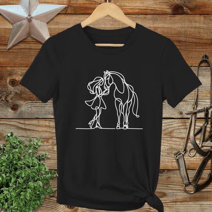 Lady and Horse Ladies Tee
