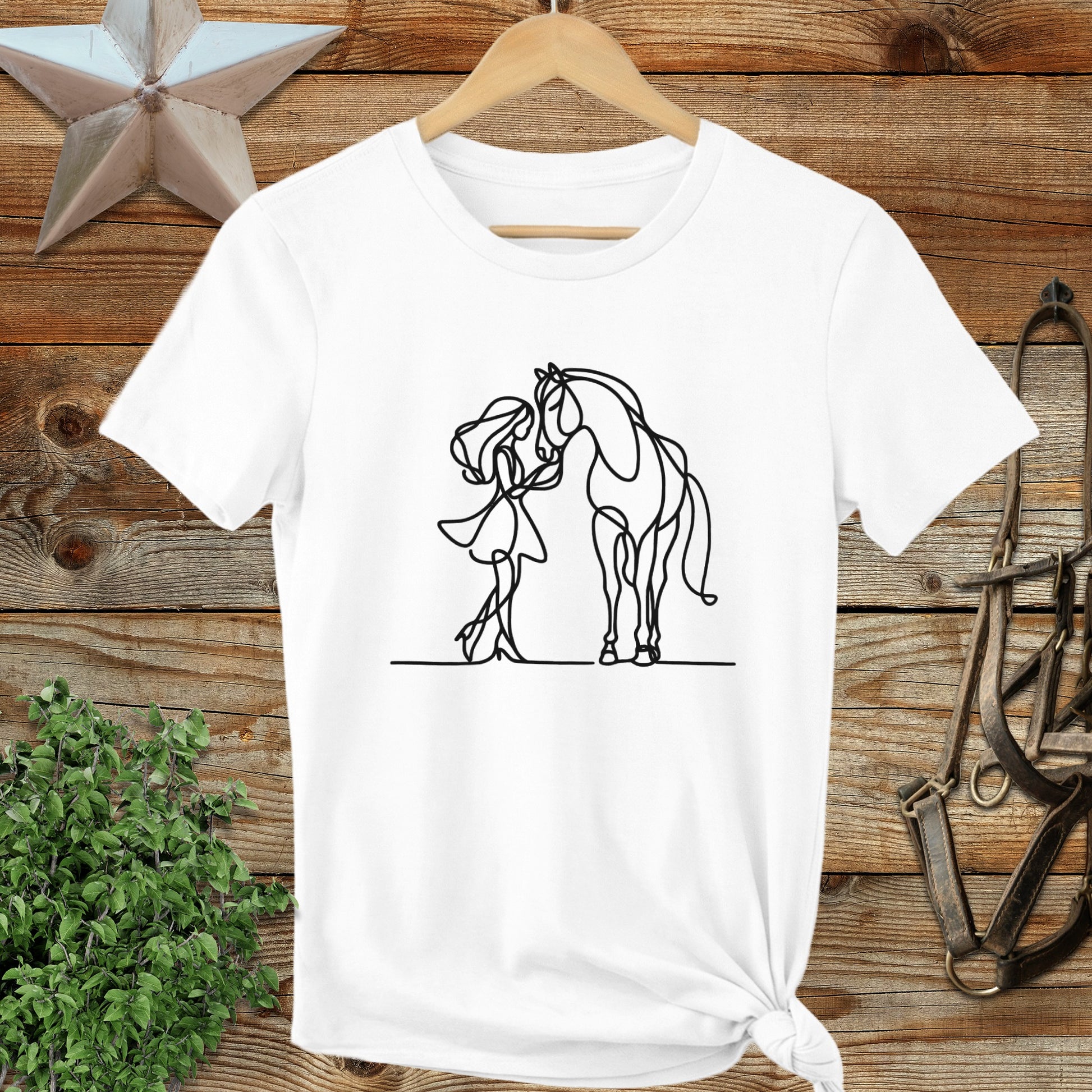Lady and Horse Ladies Tee