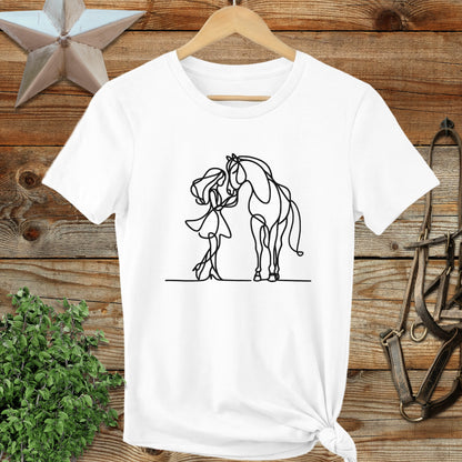 Lady and Horse Ladies Tee