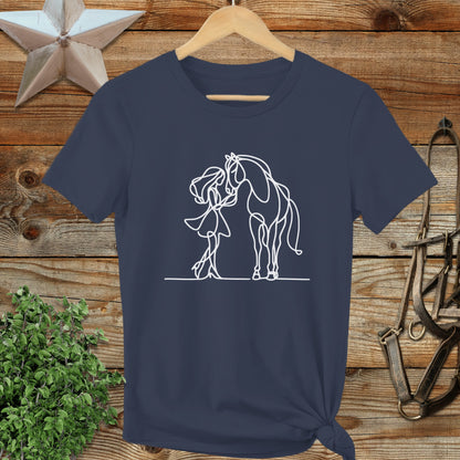 Lady and Horse Ladies Tee