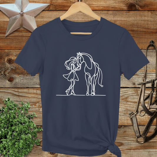 Lady and Horse Ladies Tee