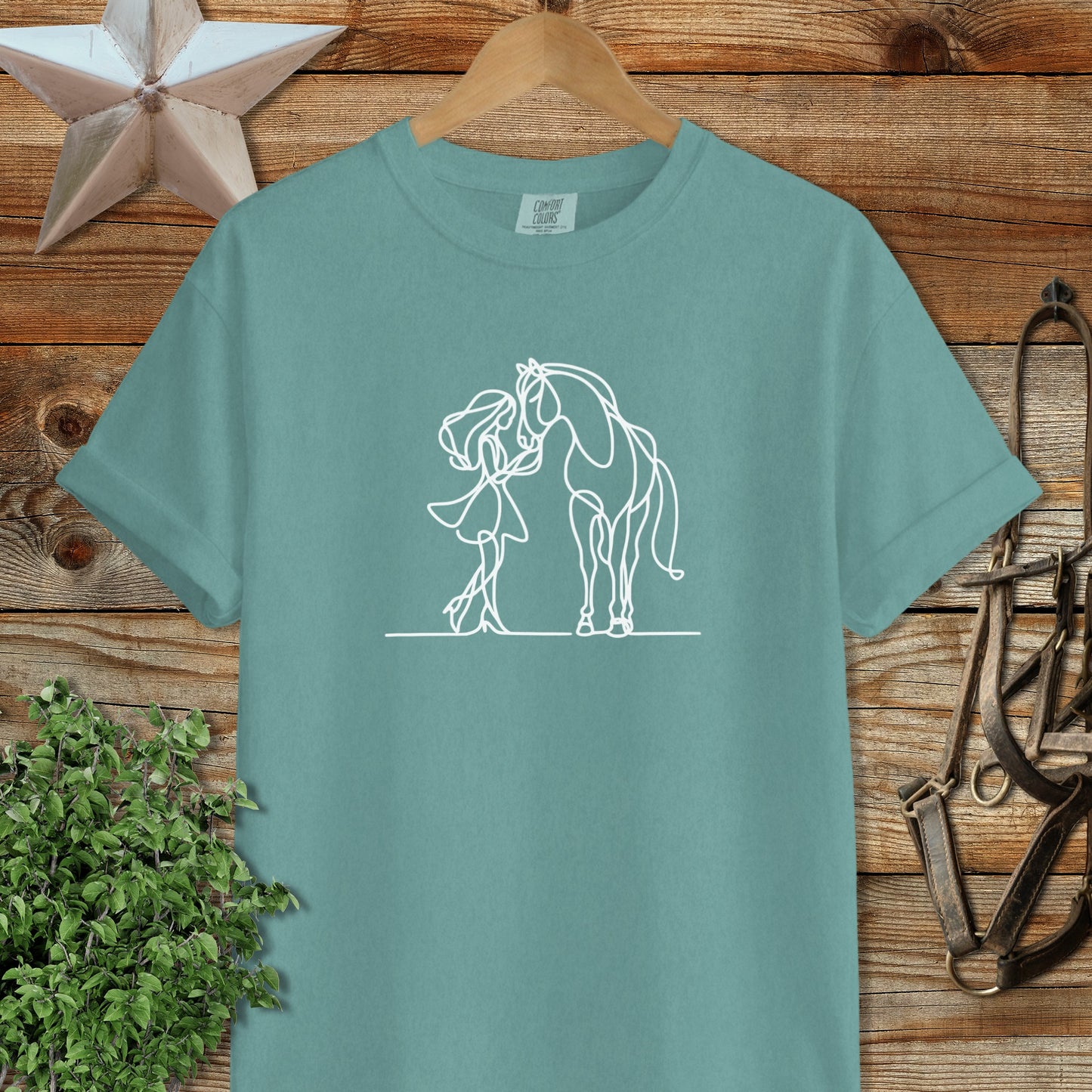 Lady and Horse Signature Tee