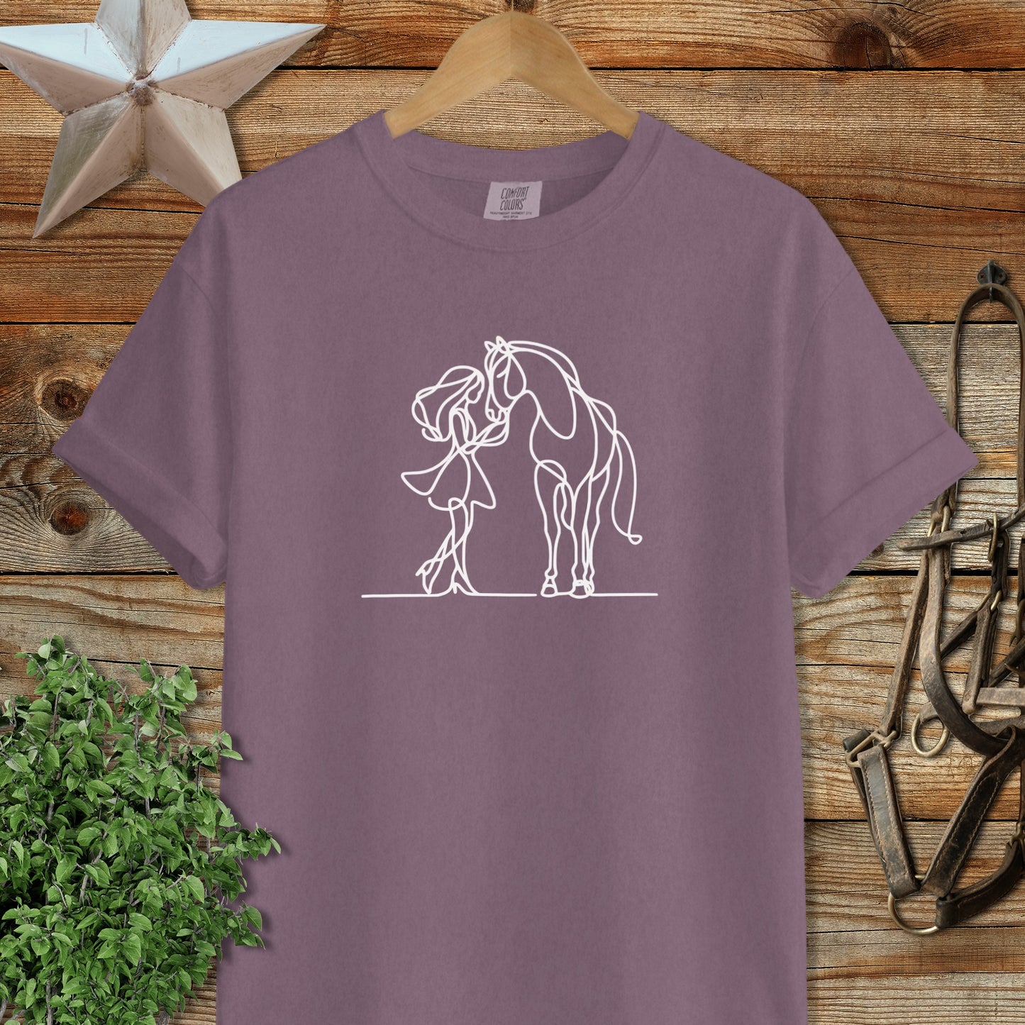 Lady and Horse Signature Tee