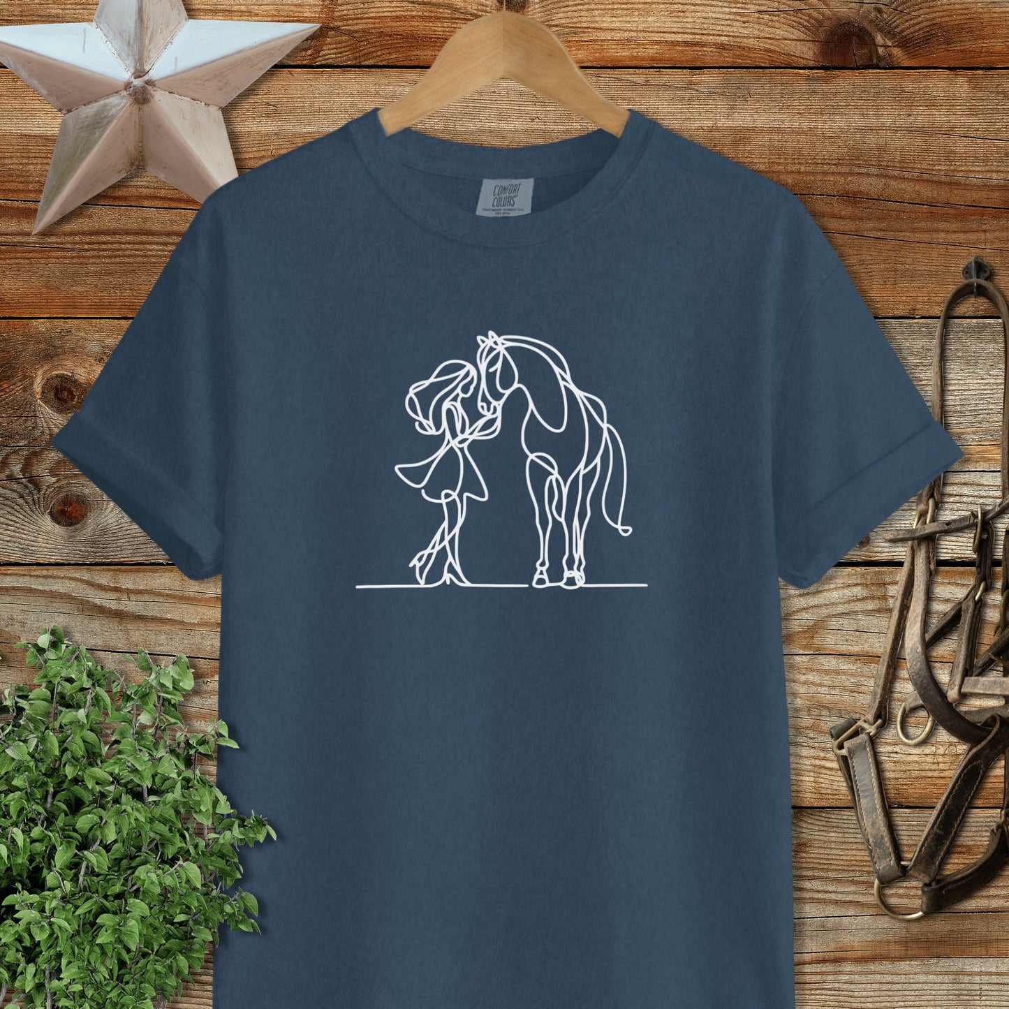 Lady and Horse Signature Tee